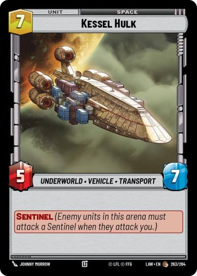 Kessel Hulk 263/264 A Lawless Time Star Wars card