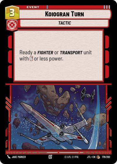 Koiogran Turn 179/262 Jump to Lightspeed Star Wars card