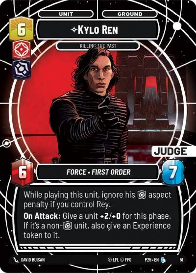 Kylo Ren - Killing the Past 51 Judge Promos Star Wars card
