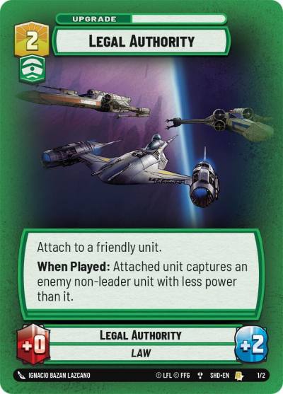 Legal Authority 45659 Store Showdown Promos Star Wars card