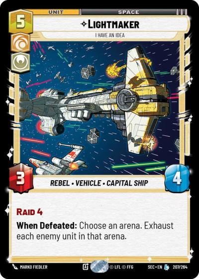 Lightmaker - I Have An Idea 207/264 Secrets of Power Star Wars card