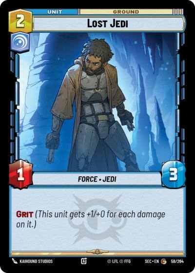Lost Jedi 58/264 Secrets of Power Star Wars card