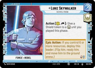 Luke Skywalker - Faithful Friend 002/002 Prerelease Promos Star Wars card