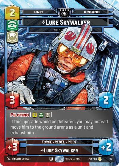 Luke Skywalker - You Still With Me? 89 Organized Play Promos Star Wars card