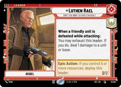 Luthen Rael - Don't You Want To Fight For Real? 13/264 Secrets of Power Star Wars card