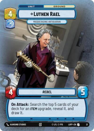 Luthen Rael - Masquerading Antiquarian (Foil) 21 Organized Play Promos Star Wars card