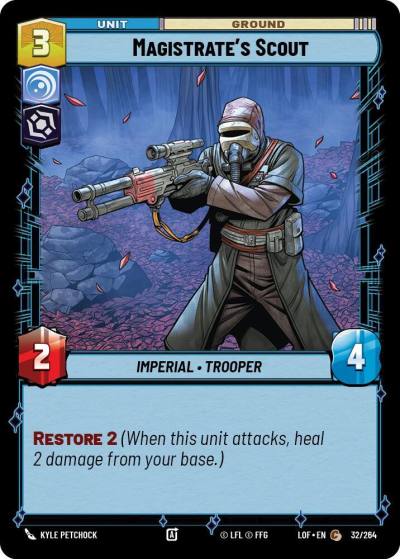 Magistrate's Scout 032/264 Legends of the Force Star Wars card