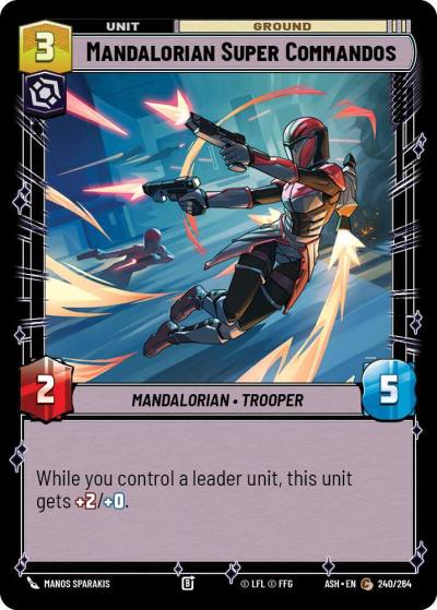 Mandalorian Super Commandos 240/264 Ashes of the Empire Star Wars card