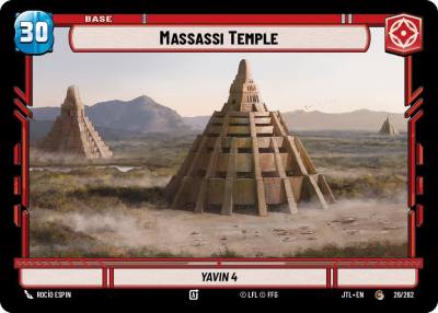 Massassi Temple // X-Wing 026/262 // T02/T04 Jump to Lightspeed Star Wars card