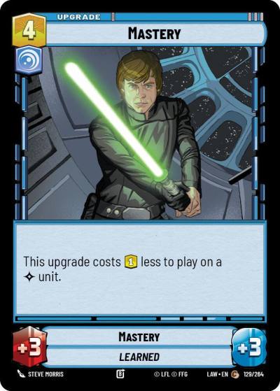 Mastery 129/264 A Lawless Time Star Wars card