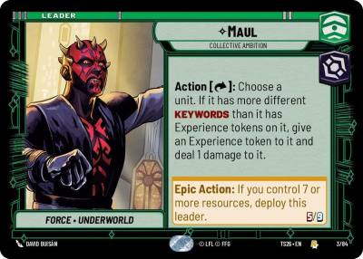 Maul - Collective Ambition 3/84 Twin Suns Star Wars card