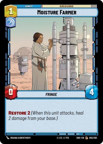 Moisture Farmer 055/262 Shadows of the Galaxy Star Wars card
