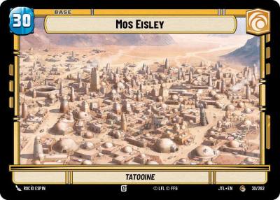Mos Eisley // Experience 030/262 // T03/T04 Jump to Lightspeed Star Wars card