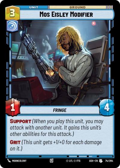 Mos Eisley Modifier 74/264 Ashes of the Empire Star Wars card