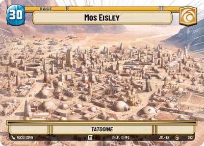 Mos Eisley // X-Wing (Hyperspace) 292 // T06 Jump to Lightspeed Star Wars card