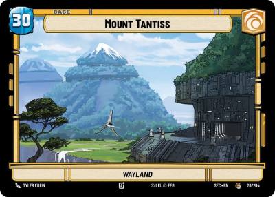 Mount Tantiss // Experience 26/264 // T02//T02 Secrets of Power Star Wars card