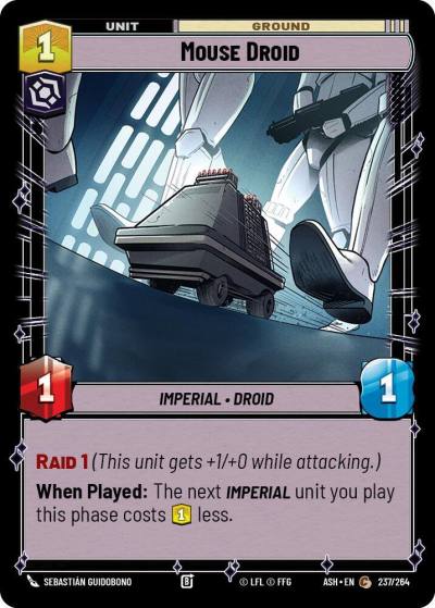 Mouse Droid 237/264 Ashes of the Empire Star Wars card
