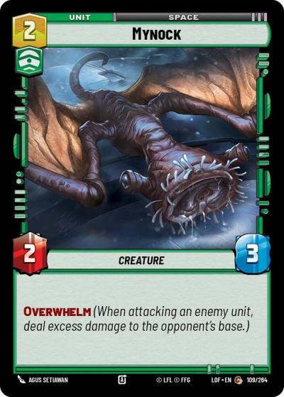 Mynock 109/264 Legends of the Force Star Wars card