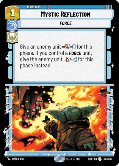 Mystic Reflection 051/262 Shadows of the Galaxy Star Wars card