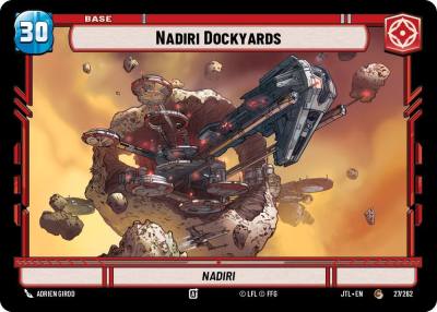 Nadiri Dockyards // Shield 027/262 // T04/T04 Jump to Lightspeed Star Wars card