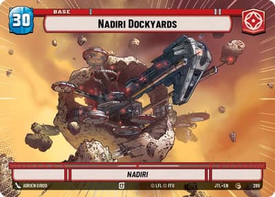 Nadiri Dockyards // X-Wing (Hyperspace) 289 // T06 Jump to Lightspeed Star Wars card