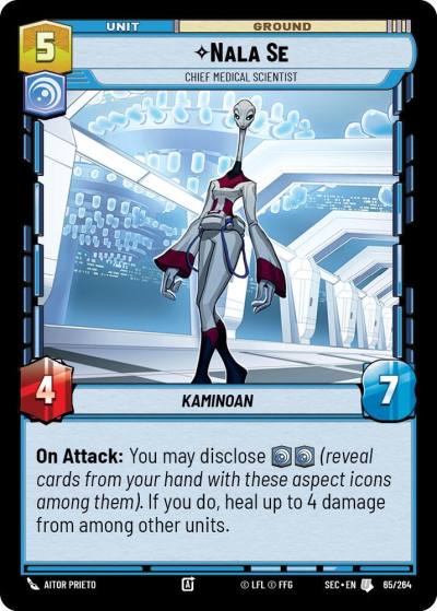 Nala Se - Chief Medical Scientist 65/264 Secrets of Power Star Wars card
