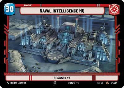 Naval Intelligence HQ // Experience 24/264 // T02/T02 Secrets of Power Star Wars card