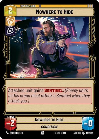Nowhere to Hide 198/264 Ashes of the Empire Star Wars card