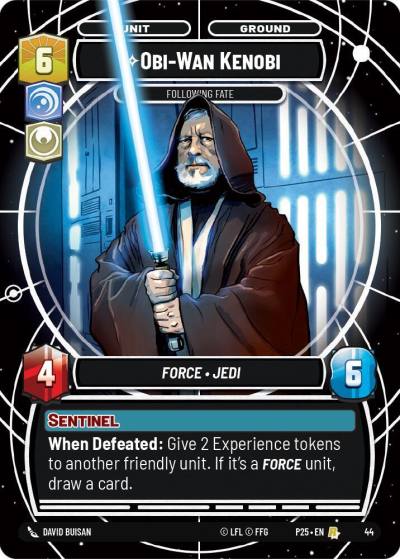 Obi-Wan Kenobi - Following Fate 44 Organized Play Promos Star Wars card