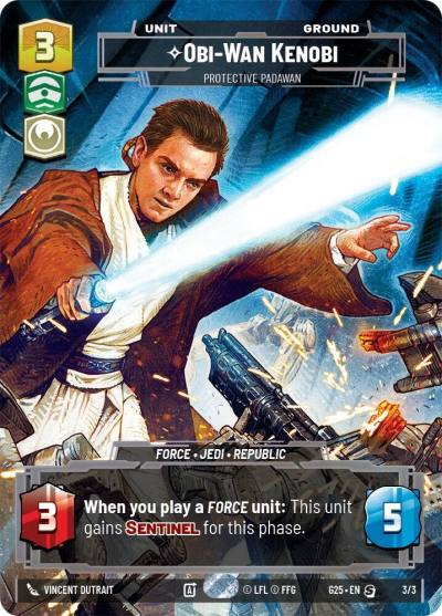Obi-Wan Kenobi - Protective Padawan 3/3 2025 Gift Box Star Wars card