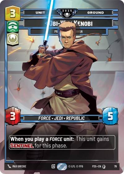 Obi-Wan Kenobi - Protective Padawan 79 Organized Play Promos Star Wars card
