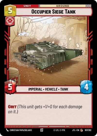 Occupier Siege Tank 167/262 Jump to Lightspeed Star Wars card