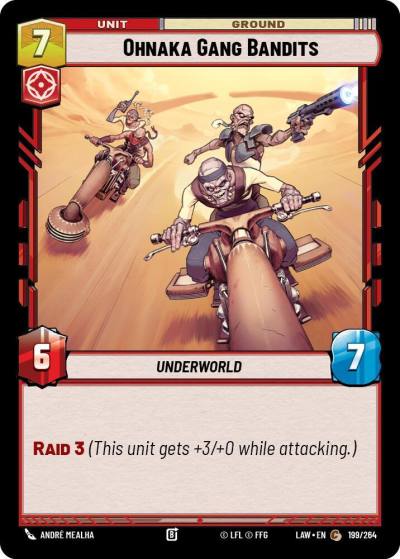 Ohnaka Gang Bandits 199/264 A Lawless Time Star Wars card