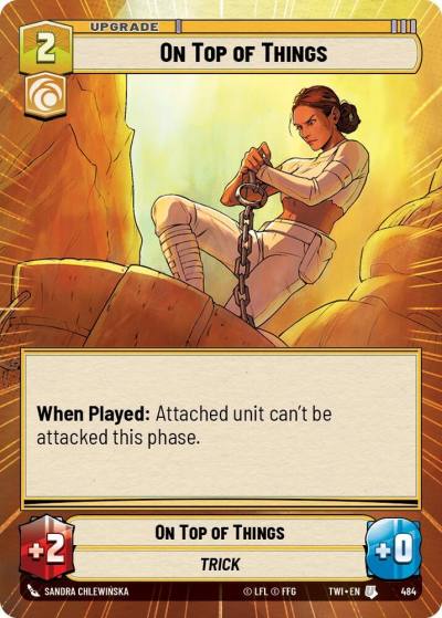 On Top of Things (Hyperspace) 484 Twilight of the Republic Star Wars card