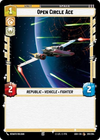 Open Circle Ace 201/264 Ashes of the Empire Star Wars card