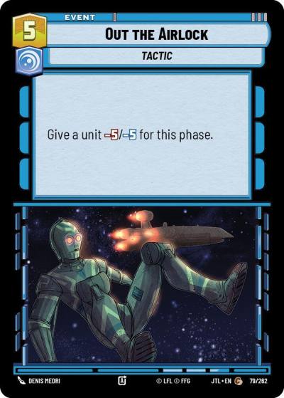 Out the Airlock 079/262 Jump to Lightspeed Star Wars card