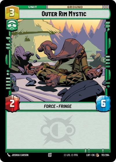 Outer Rim Mystic 112/264 Legends of the Force Star Wars card