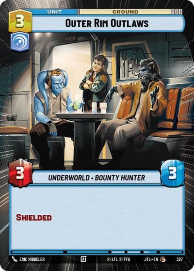 Outer Rim Outlaws (Hyperspace) 327 Jump to Lightspeed Star Wars card