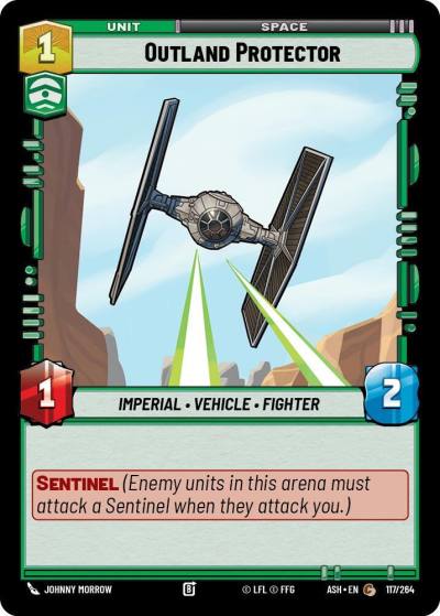 Outland Protector 117/264 Ashes of the Empire Star Wars card