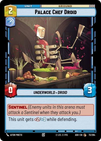 Palace Chef Droid 73/264 Ashes of the Empire Star Wars card