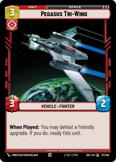 Pegasus Tri-Wing 171/264 Ashes of the Empire Star Wars card