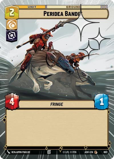 Peridea Bandit (Hyperspace Foil) Star Wars Unlimited card