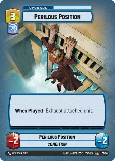 Perilous Position 45677 Twilight of the Republic: Weekly Play Promos Star Wars card