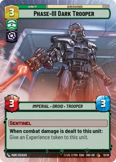 Phase-III Dark Trooper (Hyperspace) 46011 Shadows of the Galaxy: Weekly Play Promos Star Wars card