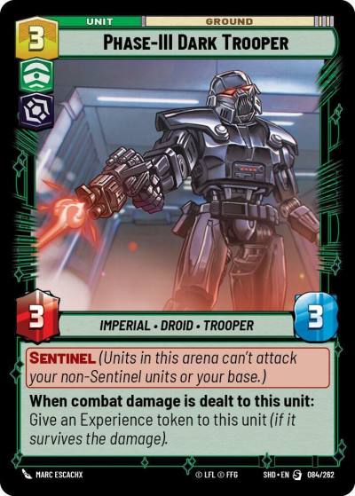 Phase-III Dark Trooper 084/262 Shadows of the Galaxy Star Wars card