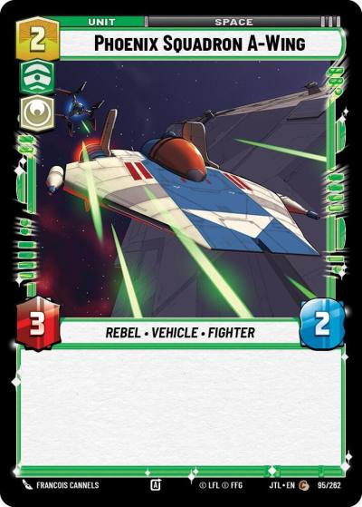 Phoenix Squadron A-Wing 095/262 Jump to Lightspeed Star Wars card