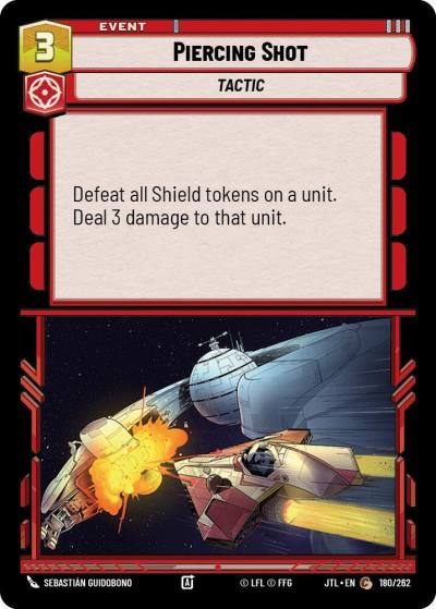 Piercing Shot 180/262 Jump to Lightspeed Star Wars card