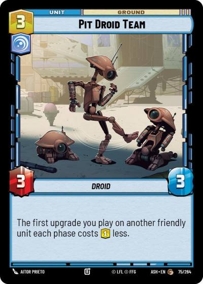 Pit Droid Team 75/264 Ashes of the Empire Star Wars card