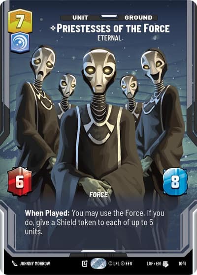 Priestesses of the Force - Eternal (Prestige) 1041 Legends of the Force Star Wars card