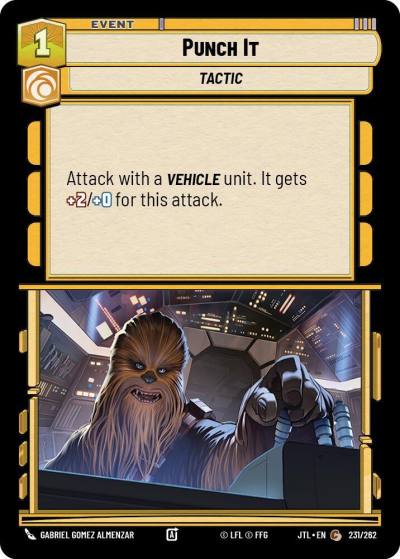 Punch It 231/262 Jump to Lightspeed Star Wars card